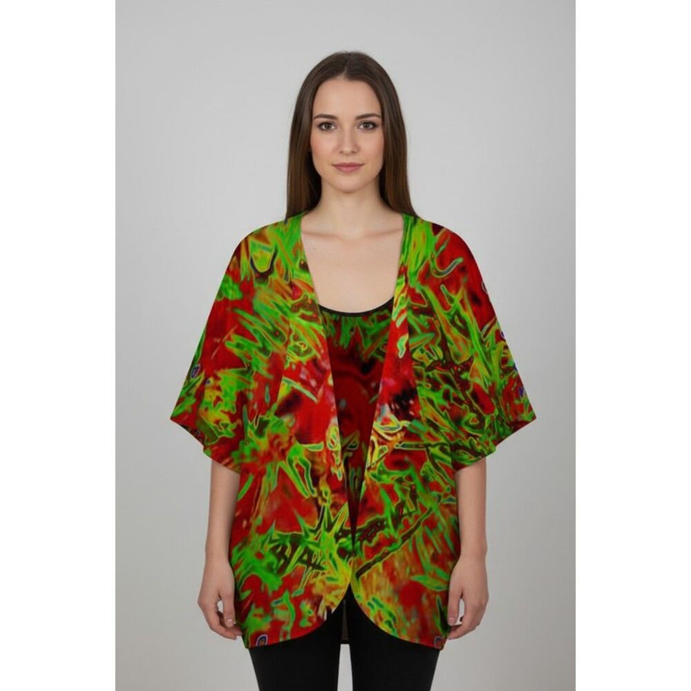 Radiant Chaos – Abstract Energy | Terry-Ann Short Kimono